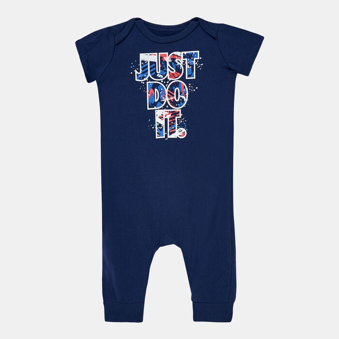 Nike Kids' Colorblocked Romper Blue Nike Kids' Colorblocked Romper Blue image number 0