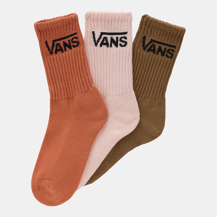 Vans Women's Classic Crew Socks (3 Pairs) Multi-Color Vans Women's Classic Crew Socks (3 Pairs) Multi-Color image number 0