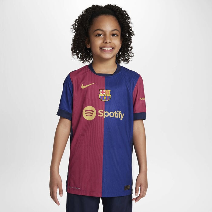 Nike Kids' F.C. Barcelona 2024/25 Match Home Dri-FIT ADV Football Authentic Shirt Blue Nike Kids' F.C. Barcelona 2024/25 Match Home Dri-FIT ADV Football Authentic Shirt Blue image number 0