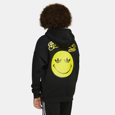 adidas Originals Kids' x Smiley World Hoodie Black
