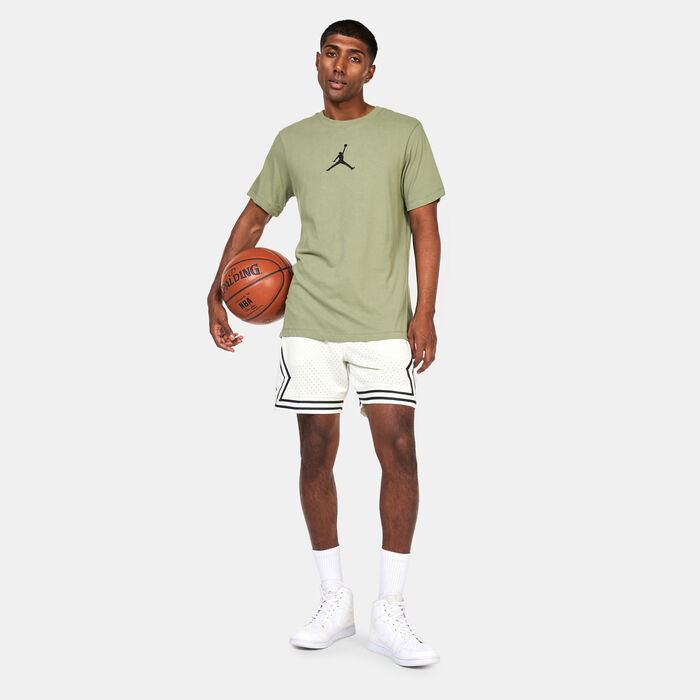 Jordan Men's Dri-FIT Jumpman T-Shirt Green Jordan Men's Dri-FIT Jumpman T-Shirt Green image number 2