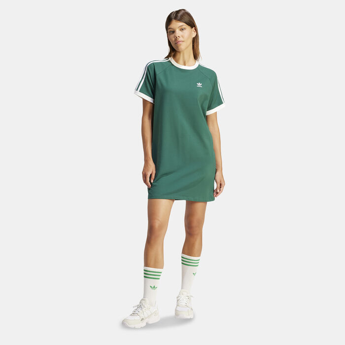adidas Originals Women's Raglan Dress Green image number 0