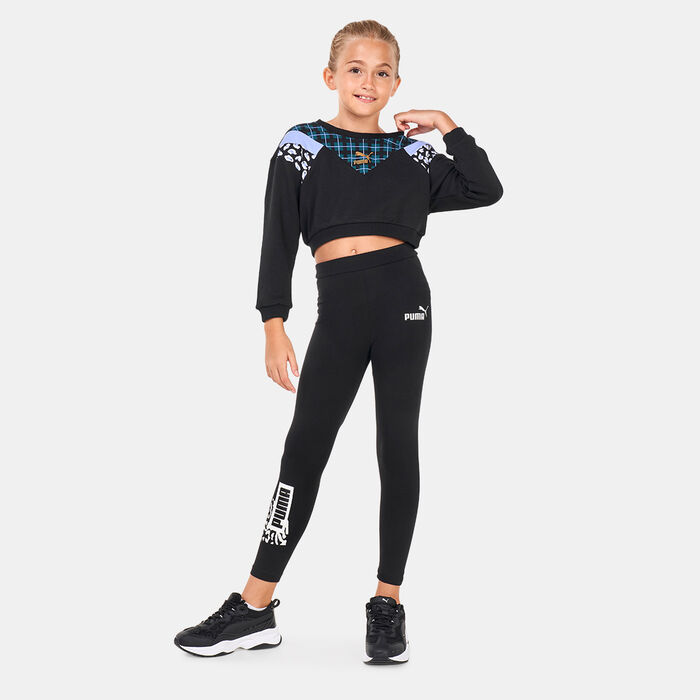 PUMA Kids' Classics '90s Prep Sweatshirt Black image number 2