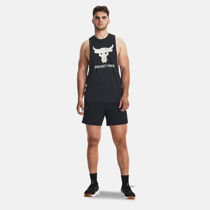 Under Armour Men's Project Rock Brahma Bull Tank Top Black image number 4