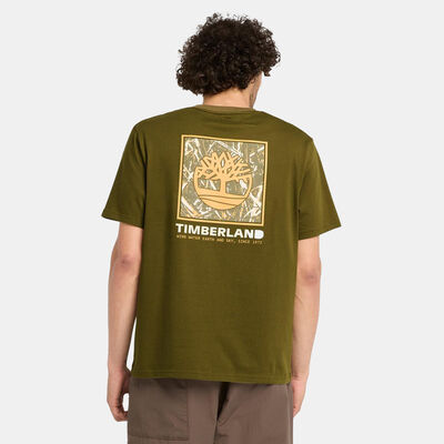 Timberland Men's Stack Camo T-Shirt Green