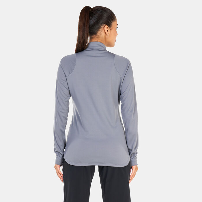 Nike Women's Dri-FIT Academy Drill Top Grey image number 1