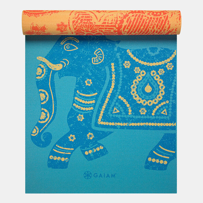 Gaiam Elephant Yoga Mat (6mm) Multi-Color image number 2