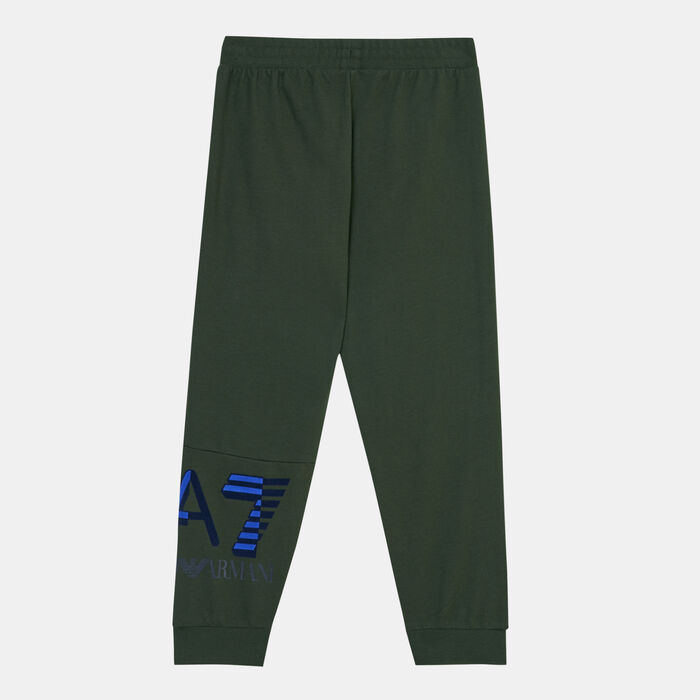 EA7 Emporio Armani Kids' Logo Track Pants Green EA7 Emporio Armani Kids' Logo Track Pants Green image number 1