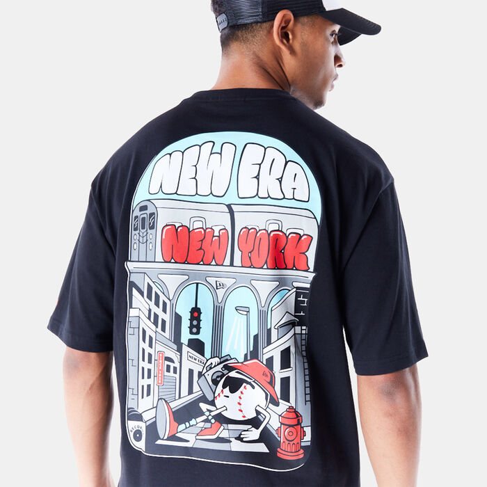 New Era Men's New York City Graphic T-Shirt Black New Era Men's New York City Graphic T-Shirt Black image number 3