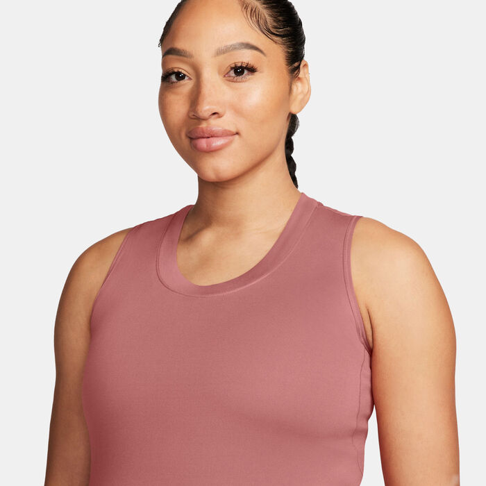 Nike Women's Dri-FIT One Tank Top (Maternity) Pink image number 2