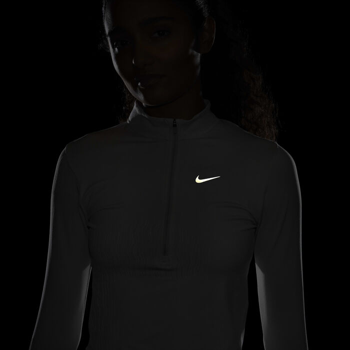 Nike Women's Running Division Dri-FIT ADV 1/2-Zip Mid Layer White image number 5