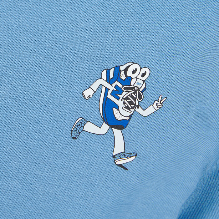 New Balance Kids' Sneaker Guy Ringer T-Shirt And Shorts Set Blue image number 3