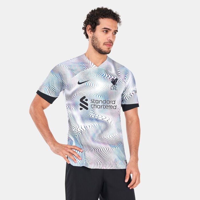 Nike Men's Liverpool F.C. Dri-FIT Stadium Home Jersey – 2022/23 Grey Nike Men's Liverpool F.C. Dri-FIT Stadium Home Jersey – 2022/23 Grey image number 0