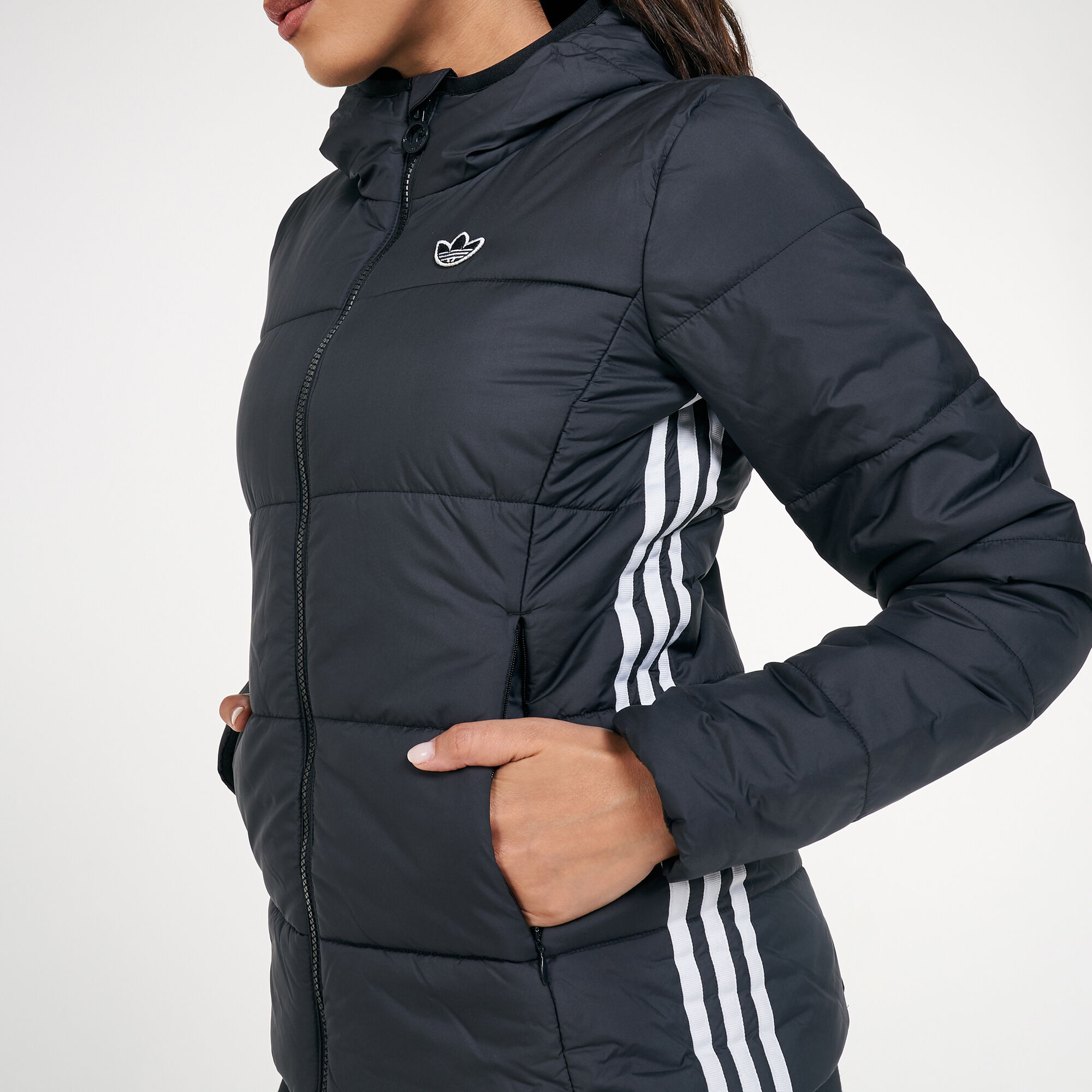 Adidas womens slim jacket discount