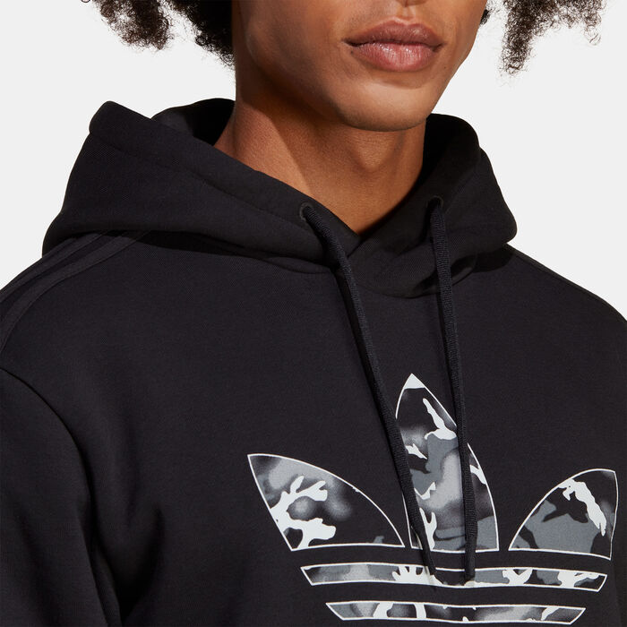 adidas Originals Men's Graphics Camo Infill Hoodie Black adidas Originals Men's Graphics Camo Infill Hoodie Black image number 3