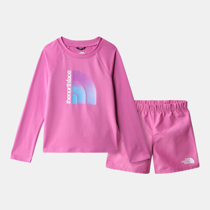 The North Face Kids' Amphibious Sun Two-Piece Set Pink image number 0