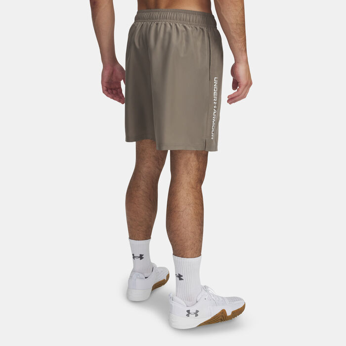 Under Armour Men's Tech Woven Wordmark Training Shorts Brown Under Armour Men's Tech Woven Wordmark Training Shorts Brown image number 1