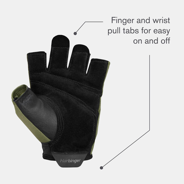 Harbinger Power 2.0 Gloves Green Harbinger Power 2.0 Gloves Green image number 4