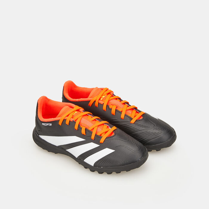 adidas Kids' Predator 24 League Turf Ground Football Shoes Black adidas Kids' Predator 24 League Turf Ground Football Shoes Black image number 1