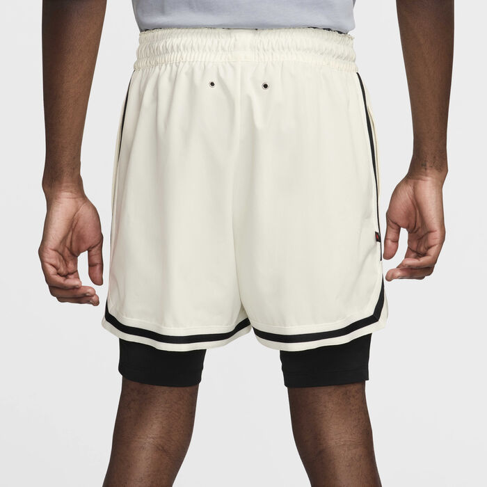 Nike Men's Kevin Durant DNA 2-in-1 Basketball Shorts Ivory Nike Men's Kevin Durant DNA 2-in-1 Basketball Shorts Ivory image number 2