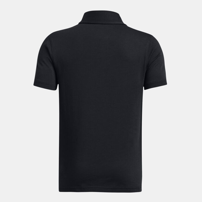 Under Armour Kids' Icon Polo Shirt Black image number 1