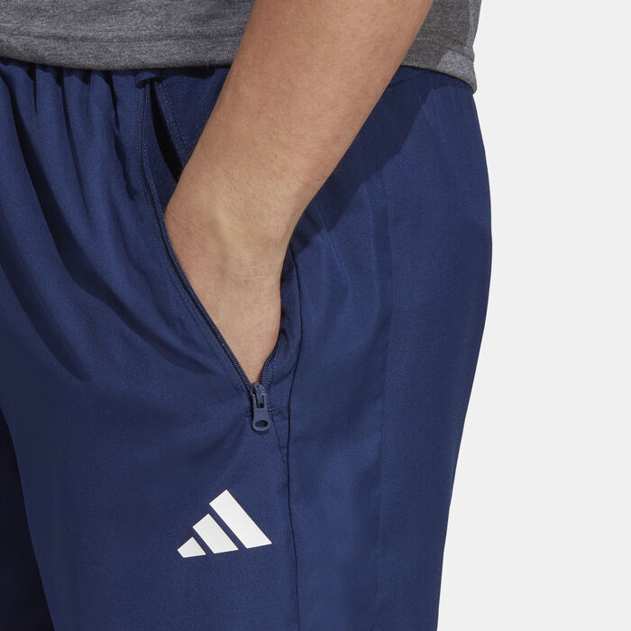 adidas Men's Train Essentials Woven Training Shorts Blue adidas Men's Train Essentials Woven Training Shorts Blue image number 4
