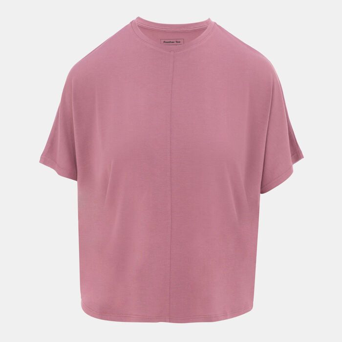 Sun and Sand Sports Women's Feather T-Shirt Pink image number 0