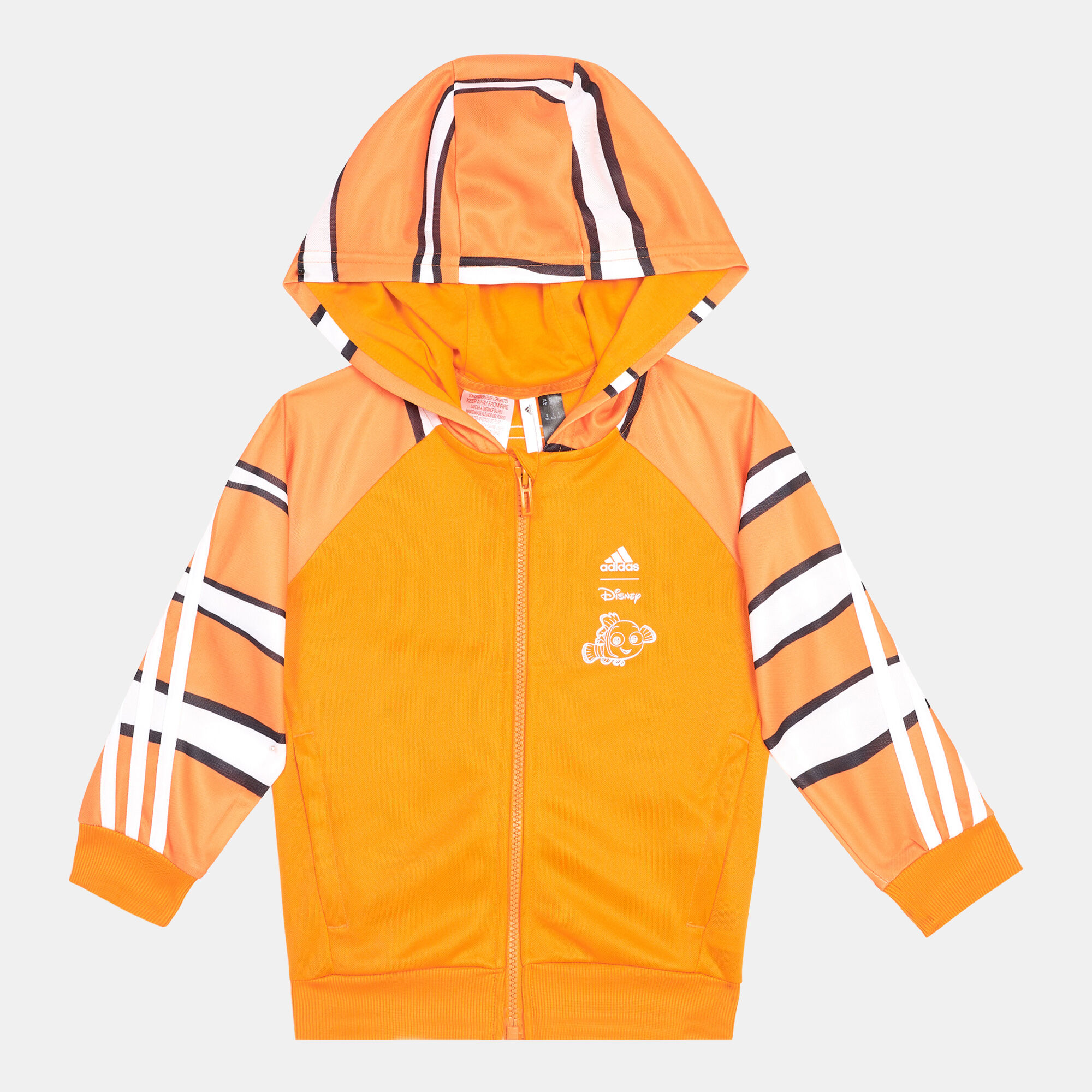 Orange adidas hotsell tracksuit kids