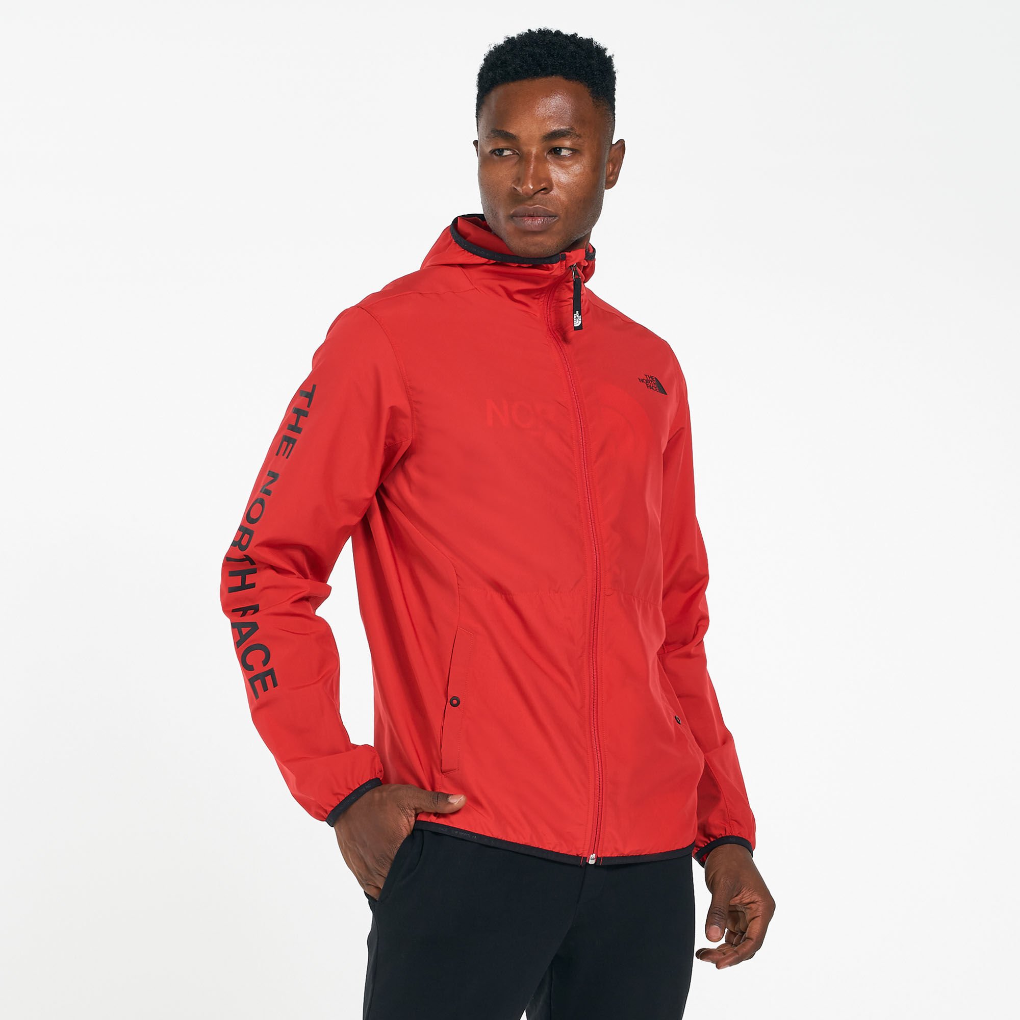 The north face train n logo jacket top