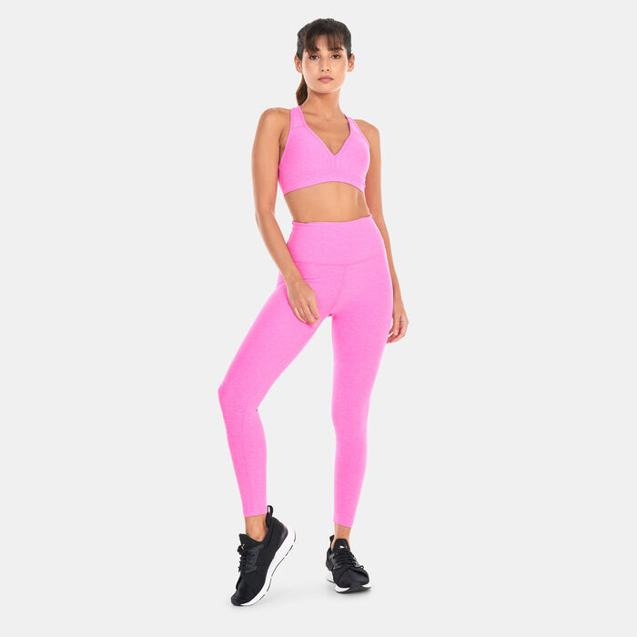 BEYOND YOGA Women's Spacedye Lift Your Spirits Sports Bra Pink image number 2