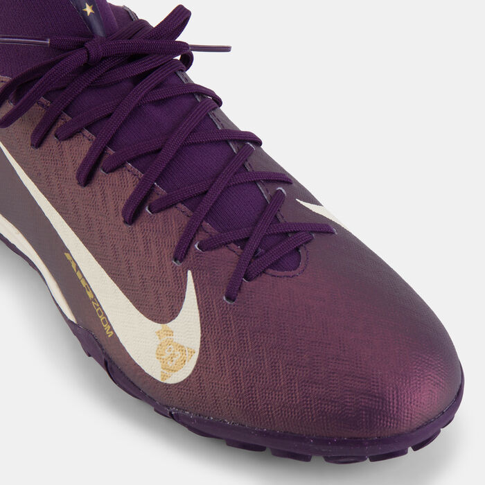 Nike Men's Kylian Mbappe Mercurial Superfly 10 Academy Turf Ground Football Shoes Purple Nike Men's Kylian Mbappe Mercurial Superfly 10 Academy Turf Ground Football Shoes Purple image number 4