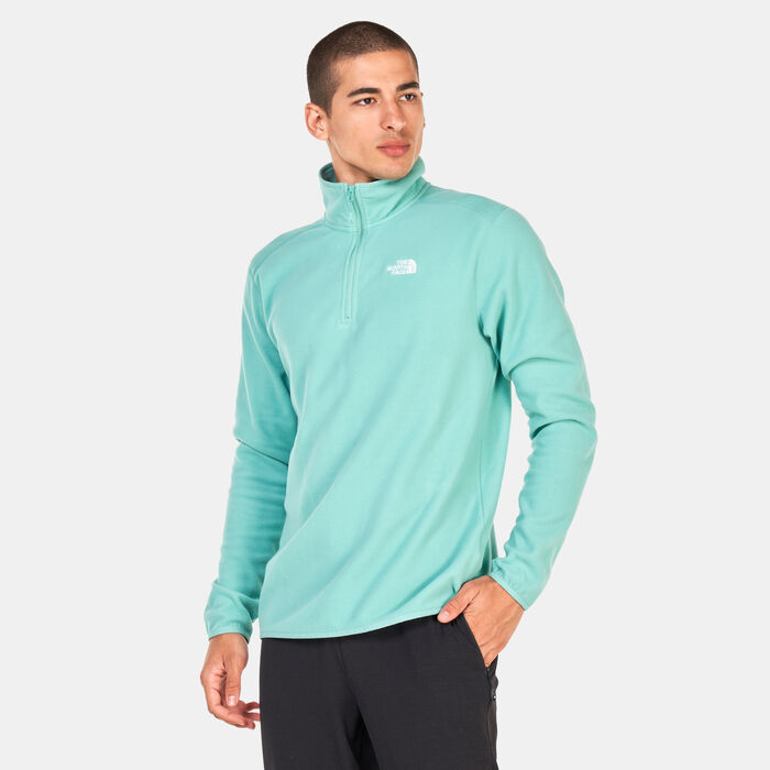 The North Face Men's 100 Glacier Sweatshirt Blue The North Face Men's 100 Glacier Sweatshirt Blue image number 0