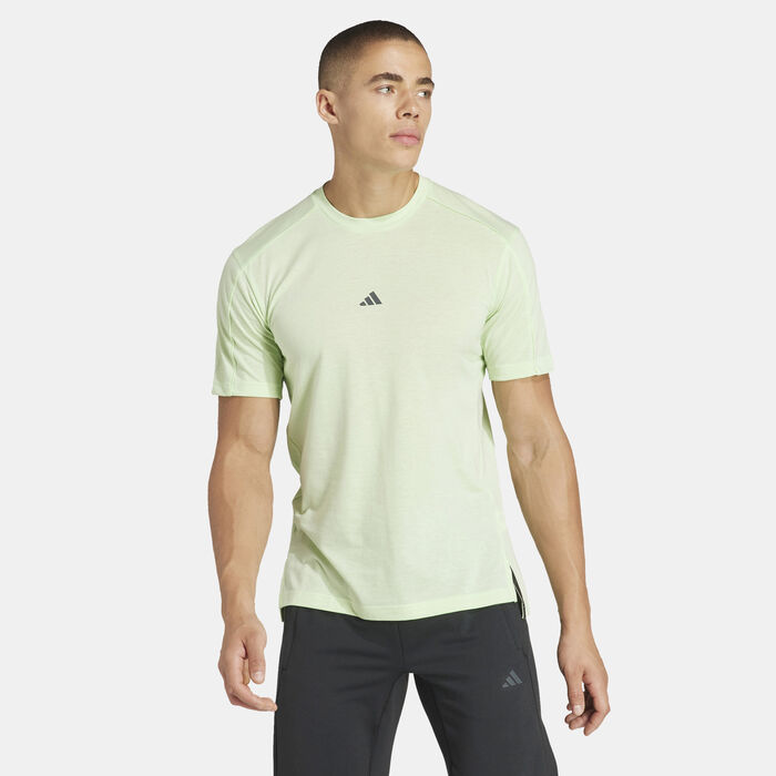 adidas Men's Yoga T-Shirt Green adidas Men's Yoga T-Shirt Green image number 0
