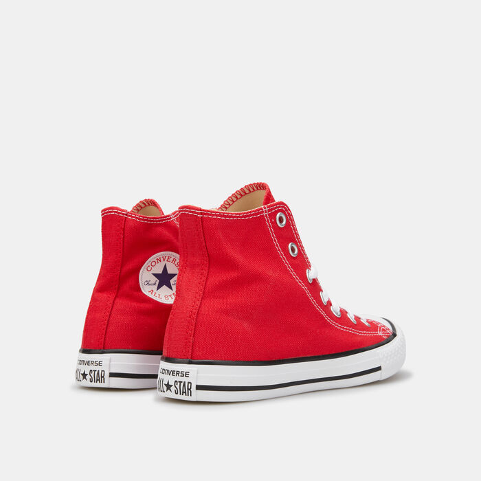 Converse Kids' Chuck Taylor All Star Hi-Top Unisex Shoe (Younger Kids) Red image number 2