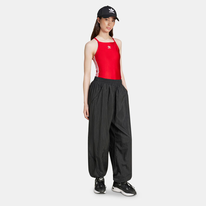 adidas Originals Women's 3-Stripes Bodysuit Red adidas Originals Women's 3-Stripes Bodysuit Red image number 2