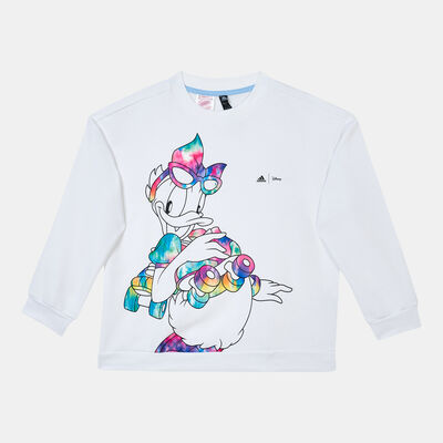 adidas Kids' Disney Daisy Duck Sweatshirt White