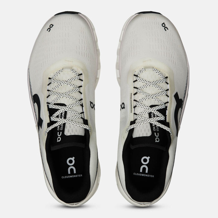 On Men's Cloudmonster 2 Running Shoes White On Men's Cloudmonster 2 Running Shoes White image number 4