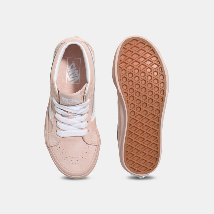 Vans Kids' Sk8-Mid Reissue Shoes Pink image number 3