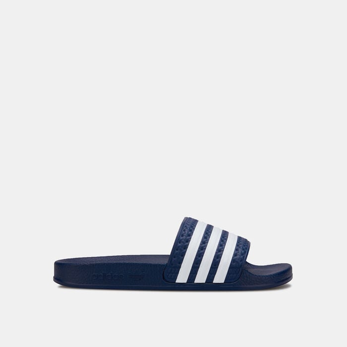 adidas Originals Kids' Adilette Slides (Older Kids) Blue adidas Originals Kids' Adilette Slides (Older Kids) Blue image number 1