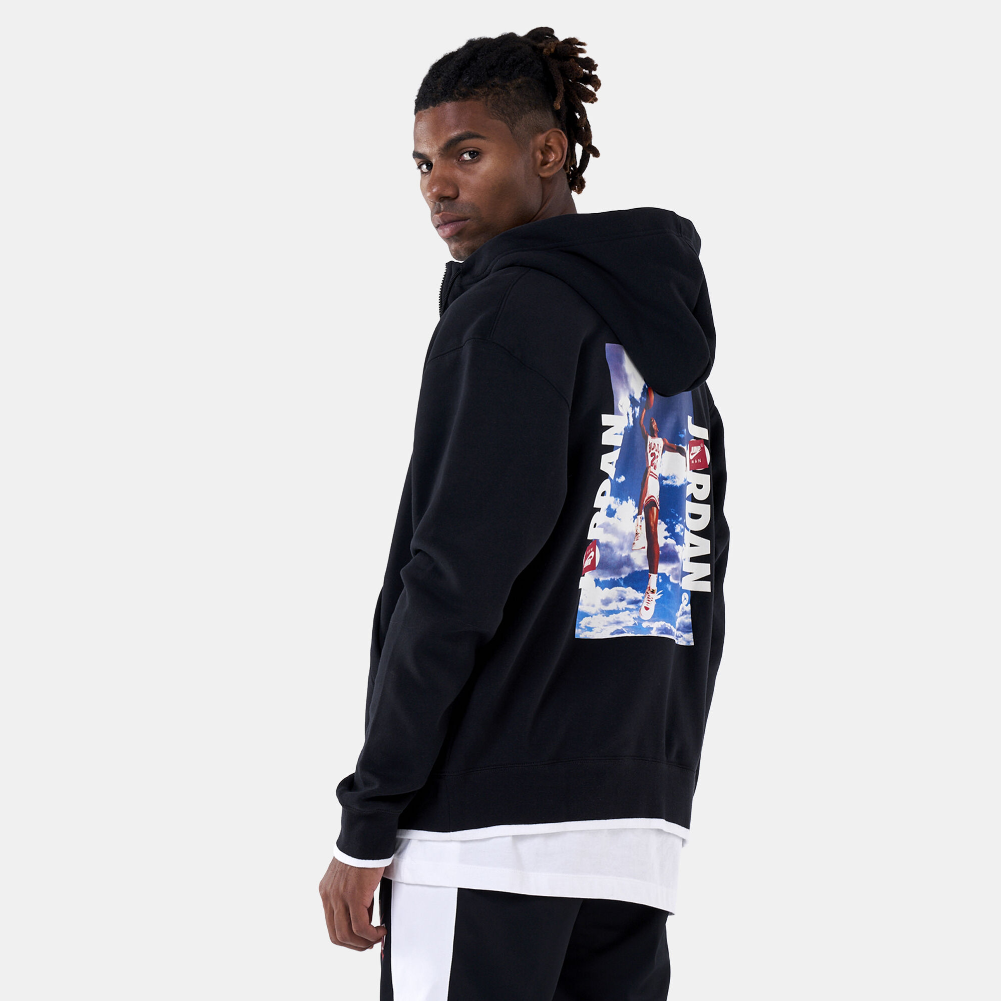 Buy Jordan Men s Jumpman Classics Full Zip Fleece Hoodie Black in