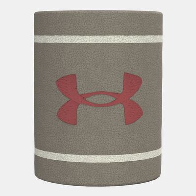Under Armour Striped Performance Wristband Brown