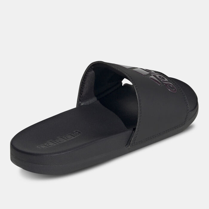 adidas Women's Adilette Comfort Slides Black adidas Women's Adilette Comfort Slides Black image number 1