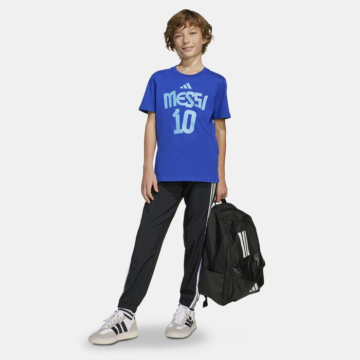 adidas Kids' Messi Name And Number T-Shirt Blue adidas Kids' Messi Name And Number T-Shirt Blue image number 2