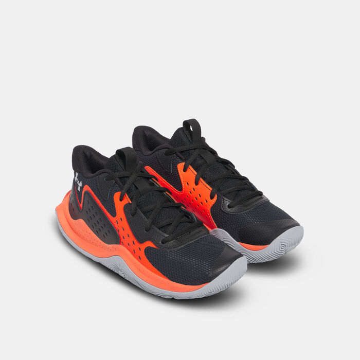 Under Armour Kids' UA Jet 23 Basketball Shoes Black image number 1