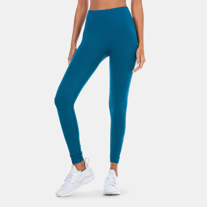 ASICS Women's Seamless Training Leggings Green ASICS Women's Seamless Training Leggings Green image number 0