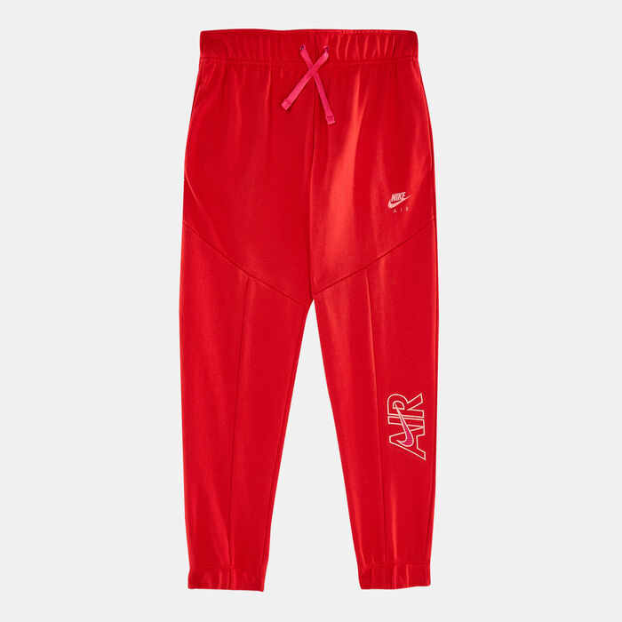 Nike Kids’ Sportswear Air French Terry Sweatpants (Older Kids) Red image number 0