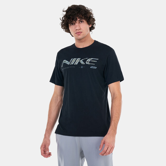 Nike Men's Dri-FIT Training T-Shirt Black Nike Men's Dri-FIT Training T-Shirt Black image number 0