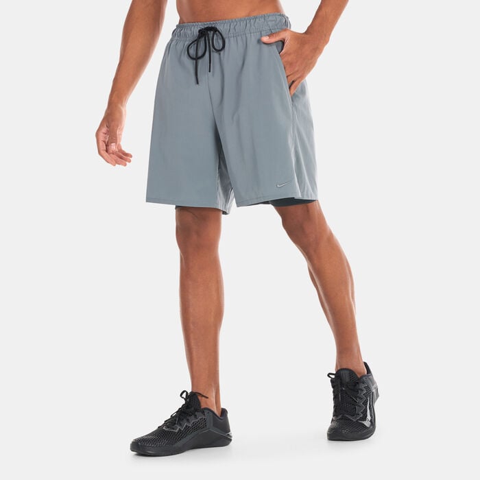 Nike Men's Unlimited Dri-FIT 2-in-1 Shorts Grey Nike Men's Unlimited Dri-FIT 2-in-1 Shorts Grey image number 0
