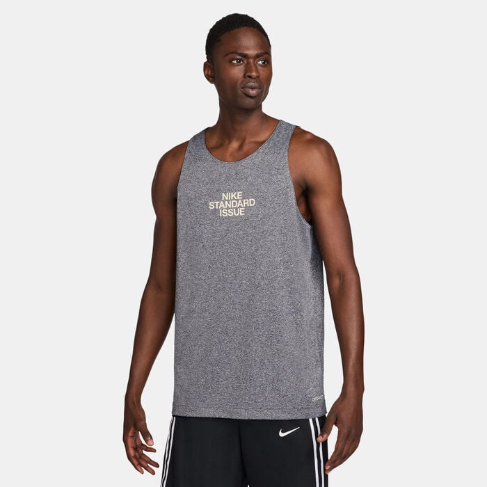 Nike Men's Standard Issue Dri-FIT Reversible Basketball Jersey Black Nike Men's Standard Issue Dri-FIT Reversible Basketball Jersey Black image number 2