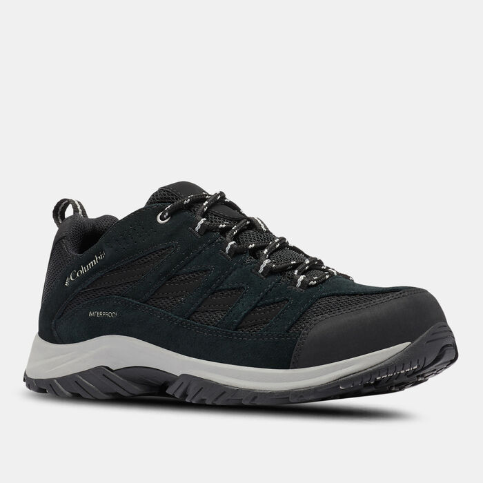 Columbia Men's Crestwood Waterproof Hiking Shoes Black Columbia Men's Crestwood Waterproof Hiking Shoes Black image number 1